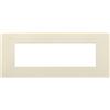 Vimar 14657U.12 Plana Up placca 7 moduli, 20.85x8.6x0.98cm, avorio matt | Placca Plana Up 7 moduli in tecnopolimero avorio matt, installabile in orizzontale o verticale