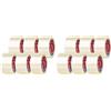 GRIFEMA GA4003-6 Nastro Imballaggio 66m x 50mm 6 Rotoli Trasparente (Confezione da 2)