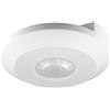 goobay Sensore di movimento per interni, montaggio a soffitto a 360°, portata di 12 m, design sottile, adatto a LED fino a 600 W, interruttore luce di ricambio IP20, bianco, 79605
