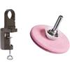 Wolfcraft 4802000 Supporto orientabile universale per trapani collare 43 mm & 2140000 Mola per affilare coltelli e forbici Ø 60 mm