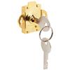 Prime-Line Prime Line MP4048 mail box Lock, 1/10,2 cm throw, acciaio INOX, placcato in ottone, confezione da 1