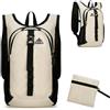 Azarxis Zaino Pieghievole 15L Ultraleggero, Zaino Casual Portatile per Scuola, Palestra, Trekking, Hiking, Viaggio - Uomo e Donna (Cachi)