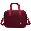 Micmores Per Easyjet Airlines Cabin Bag 45x36x20, 24L Underseat Hand Bagaglio, Travel Duffle con Trolley Sleeve, Borsa da viaggio per weekend a mano, Impermeabile, Rosso, carry-on 24L, Per Easyjet Airlines