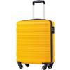 COOLIFE Valigia Cabina 55x40x20cm EasyJet Ryanair Bagaglio Mano Rigida | PC+ABS Lucchetto TSA 4 ruote, leggera e resistente - Ideale per priority boarding, viaggi d'affari, weekend & city break