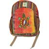 Ethnique Mode Gehry, zaino hippie bohémien himalayano, 100% cotone, fatto a mano in Nepal, zaino per San Valentino, simpatico regalo di compleanno, Multicolore, Height: 33 cm - Width: 26 cm - Depth:
