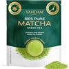 VAHDAM, Tè Verde Matcha (100g/50+ tazze) 100% Puro Tè in Polvere Matcha Giapponese, Puro e 100% Naturale, Tè di Grado Premium Qualità, Polvere di Tè Verde