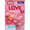 cameo Love Cookies Kit Preparato per Biscotti a Forma di Cuore, con Stampino e Decorazioni (Preparato per Glassa Rosa e Matita al gusto Cioccolato), Confezione per 14 Biscotti, 354 g