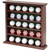 Longridge Espositore per palline da golf in legno, 25 palline
