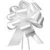 Gwhole 60 Pz Coccarde Matrimonio Bianche, Coccarde Bianco Autotiranti per Matrimonio Auto Nozze Laurea, Fiocco Bianco Auto, Coccarda Bianca Battesimo, Fiocco Coccarda