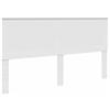 Foknhdi Testiera bianca 183 x 7 x 100 cm in legno moderno e sottile testiera con superficie robusta per camera da letto, camera degli ospiti e hotel per letto da 160 - 180 cm