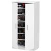BAKAJI Mobile Scarpiera Portascarpe Ingresso Casa con 7 Ripiani Porta Scarpe Chiusura 2 Ante Struttura in Legno Armadio Mobiletto Ausiliario Multiuso Dimensione 108 x 55 x 36 cm (Bianco)