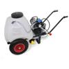 AgriEuro TOP-LINE Kit motopompa irrorazione - Pompa Comet MC25 con motore elettrico con carrello e serbatoio 120L