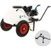 AgriEuro TOP-LINE Kit motopompa irrorazione con gancio Comet MTP MC25/Loncin 148F-2 con carrello e serbatoio 120L