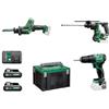 nextradeitalia 1 PZ HIKOKI KIT TRAPANO+SEGACCIO+TASSEL KC12SKB 12V NextradeItalia Mod.FERX.ANWRWD