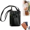 Generic Borsa multiuso in vera pelle da giardino, per giardinaggio, organizer per attrezzi, regalo per uomini e donne, giardinieri, fioristi, (nero)