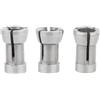 Beatanug Set di 3 mandrini per fresatrice in lega di acciaio per incisione, kit adattatore per asta di prolunga da 6 mm, 6,35 mm, 8 mm, supporto per utensili a cambio rapido per la lavorazione del legno