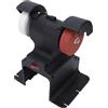 Plyisty Mini Levigatrice da Banco, Lucidatrice per Smerigliatrice da Banco a Batteria per Levigatura con Cera, Adatta per Batteria 18V-21V, Strumento per Affilare Levigatrice Elettrica Nera (Spina