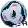 Franklin Sports Pallone da calcio MLS MLS Minnesota United FC - MNUFC - Pallone da calcio ufficiale taglia 5 - Copertura morbida resistente all'abrasione - Dimensioni e peso ufficiali - Pompa ad aria