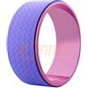 FFitness FSYC068V Body Dharma Yoga Wheel | Cerchio Roller Anello per allenamento Pilates Fitness Workout Gym Ginnastica | superficie antiscivolo (Viola)