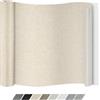 TOJUNE Patches di Tessuto di Lino Autoadesive 20x400 cm, Tessuto Adesivo (Beige)