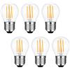 Akynite Lampadina LED G45 E27 4W Luce Fredda 6000K, 400LM, AC 220-240V, Equivalente E27 40W, Lampadine Globo E27 Filamento Fredda per Luce Decorativa, Non Dimmerabile, set di 6