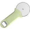 COLLBATH Tagliapizza a Rotella in Acciaio Inox, Apribottiglie, Taglio | Impugnatura Comoda, Facile da Pulire, Uso Versatile, Taglio Fluido, per Cucina e Cottura, Verde Chiaro