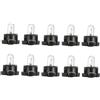 GERRIT 5/10 Pz T3 T4.2 Lampadine a Led Luci for interni auto Indicatore di riscaldamento automatico Lampada 12 V 4300 K Lampadina for strumenti gialli Lampadine alogene (Color : 10Pcs T3)