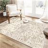 HUGEAR Tappeto Salotto 80x150cm Beige Lavabile In Lavatrice