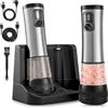 Stillstorm Set macina sale e pepe elettrico con base ricaricabile