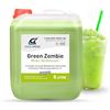 e=mk² EINKAUFEN MIT KÖPFCHEN Sciroppo di gelato Slush | Zombie verde (mite foresta) | Concentrato 1:5 | tanica da 5 litri | Azo-glicerolo | adatto per macchine Ninja Slushy | qualità premium direttamente dal produttore