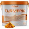 GiDeli Curcuma in Polvere 1kg - 100% Curcuma Longa pura Senza Additivi né Glutine - Macinata fine dal Colore Intenso - Direttamente dall'India - Ideale per Latte d'oro, Curry e Tisane