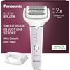 Panasonic ES-EY30-V503 Epilatore Bagnato e Asciutto, Doppio Disco con 60 Pinzette, Testina Flessibile Pivotante a 90°, 3 Impostazioni di Velocità e Luce LED, 30 Minuti di Funzionamento, Cordless