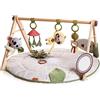 Tiny Love Boho Chic Gymini, Palestrina Neonato Multifunzione per bambini 0+ mesi, Tappeto Gioco Bambini Imbottito, 20 attività, Arco Gioco Legno Naturale, tessuti premium, collezione Boho Chic