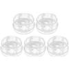 LOORGVEL Copri Manopole Fornello Gas Bambino Bambina 5 Pezzi Plastica Bianco