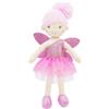 Lullaberry Enchanted Fairy Doll Elida - Bambola di peluche di Elida, 30 cm, regalo per ragazza, vestito rosa e ali