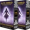 Elite Shield 100 Easy Pull Tab Sleeves - Protezioni per carte con linguetta - Estrazione facile per toploader - Compatibile con carte PKM, One Piece, Magic - Dimensioni standard - Carte da collezione