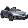 HOMCOM AUDI RS e-tron GT Macchina Elettrica per Bambini 3-5Anni 12V Grigio