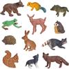XDGBGFN Set di 12 animali marini in plastica, per regalo di compleanno, decorazione della stanza, decorazioni per feste
