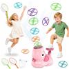 Kssvzz Giocattoli da Esterno per Bambini 4-8 - Gioco Lanciatore di Dischi