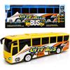 Generic Pullman Giocattolo per Bambini Luci Suoni Movimento Autobus Urbano Bus Giocattolo Luci Suoni Movimento Bump & Go Autobus Grande 25cm Cammina quando Incontra Ostacolo Cambia Direzione Pullman Gioco (A)