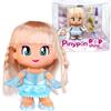 Pinypon Pop & Shine favole, Personaggio da 17 cm con look da principessa, capelli veri da decorare, include penna con glitter, gemme colorate e pettine, + 4 anni, Famosa (PNY79000)