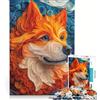JIANGENNF Puzzle da 1000 pezzi per ragazzi, ritratto di cane Chow Chow in carta, giocattolo educativo, decorazione per la casa, compleanni e occasioni speciali 38x26cm