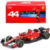 Burago Bburago - Ferrari SF-23 Test Fiorano Lewis Hamilton, Auto Diecast Scala 1:43, Replica Dettagliata del Primo Test Ufficiale 2025, Numero 44, Teca Espositiva, Licenza Ferrari, Età Consigliata 14+ Anni
