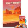 JIANGENNF Puzzle da 1000 pezzi per adulti spiaggia di Wharariki Nuova Zelanda Giochi per famiglie Allena la mente e la manualità Ideale come regalo per tutta la famiglia 50x75cm