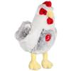Gipsy - 070354 - Peluche - Gallina - Bianco/Grigio Acustica - 22 cm