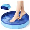 SLIAXINT Pediluvio Piscina Pieghevole Vaschetta Lavapiedi per Piscina e Spa