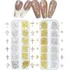 CATZUM 2 Set di decorazioni unghie, nail charms, brillantini unghie, per Decorazioni Unghie Nail Art