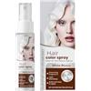 Sevich Colorazione temporanea per capelli, colore bianco istantaneo, ad asciugatura rapida e facilmente lavabile, colorazione uniforme grazie alla testina spray ultrafine, formato da viaggio, 30 ml