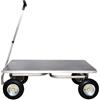 Topmast Tavolo da toelettatura in acciaio inox di alta qualità XL - con ruote e rifiniture - 91 x 60 cm