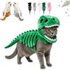 Generico Costume da scheletro di dinosauro per cani (#E,35cm)